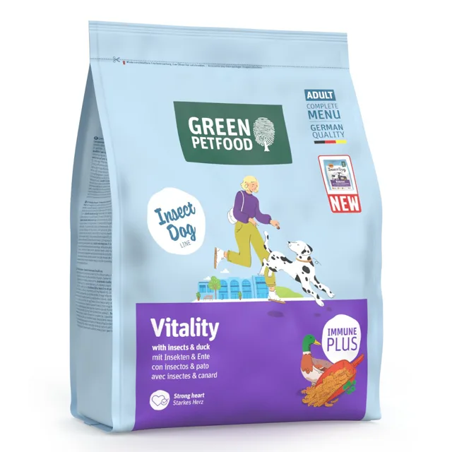Green Petfood Dog Vitality s hmyzem - 3 kg