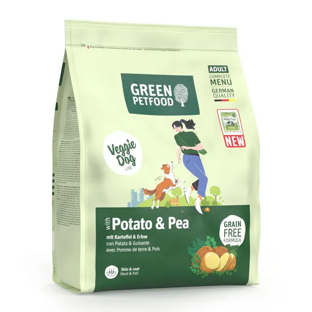 Green Petfood Grainfree brambory a hrášek - 3 kg