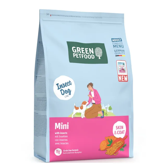 Green Petfood Insect Dog Mini s hmyzem - 3 kg