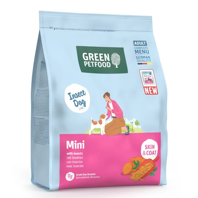 Green Petfood Mini s hmyzem - 900 g