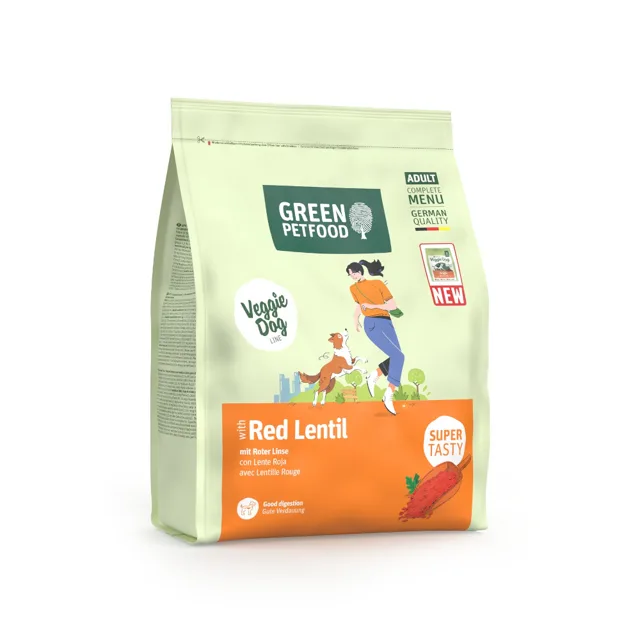 Green Petfood Veggie Dog s červenou čočkou - 900 g