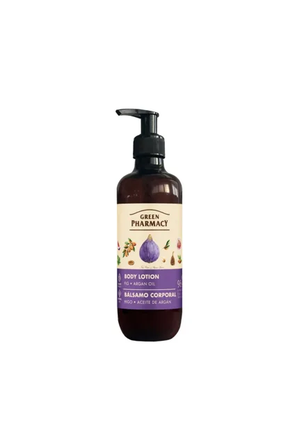 Green Pharmacy Body Lotion Fig & Argan Oil 400 ml, (poškozený aplikátor)