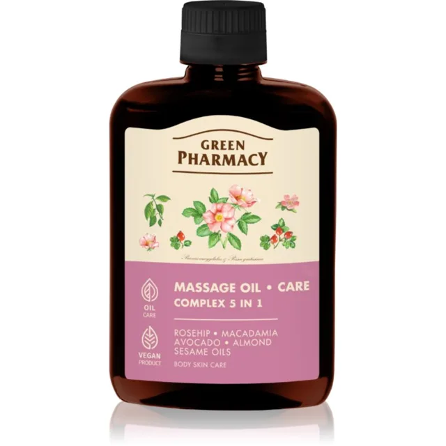 Green Pharmacy Complex 5in1 Massage Oil masážní olej 200 ml
