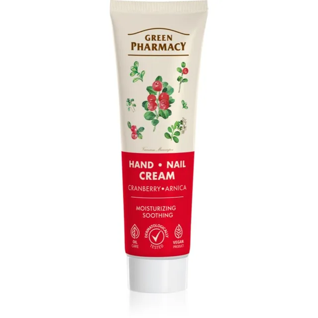 Green Pharmacy Cranberry & Arnica hydratační krém na ruce 100 ml