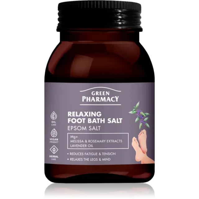 Green Pharmacy Foot Care Relaxing Foot Bath Salt relaxační sůl do koupele na nohy 400 g