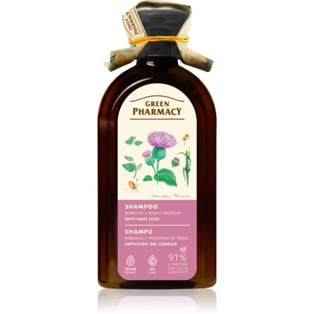 Green Pharmacy Greater Burdock Shampoo šampon proti padání vlasů 350 ml