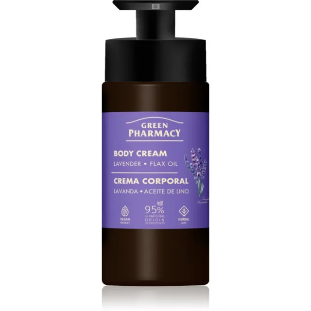 Green Pharmacy Lavender & Flax Oil tělový krém 739 ml
