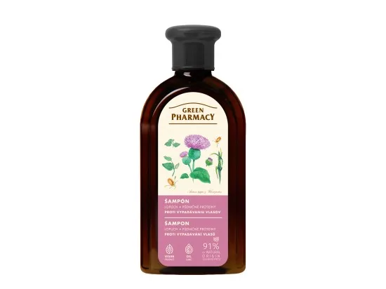 Green Pharmacy šampon na vlasy lopuch 350 ml
