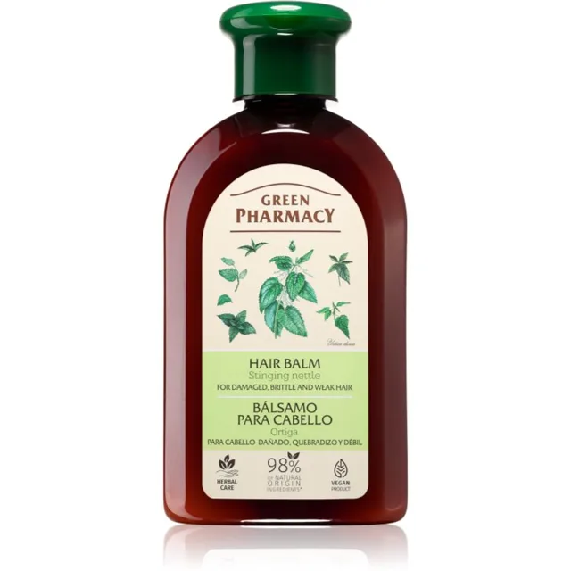 Green Pharmacy Stinging Nettle Hair Balm balzám pro poškozené, lámavé a oslabené vlasy 300 ml