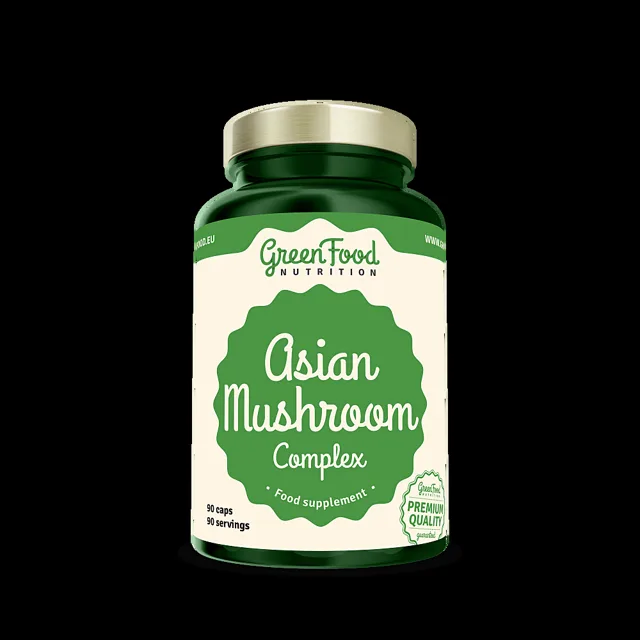 GREENFOOD NUTRITION Asian mushroom complex 90 kapslí