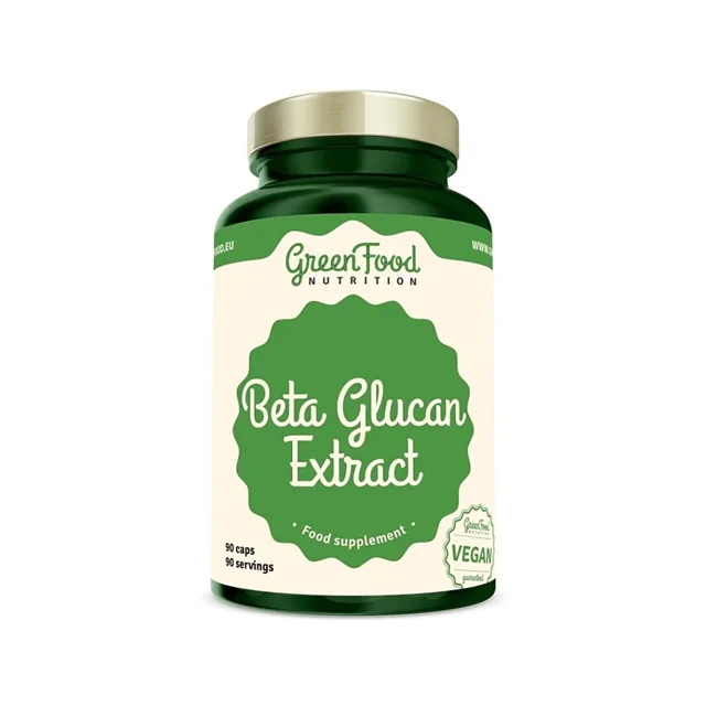 GREENFOOD NUTRITION Beta glucan 90 kapslí