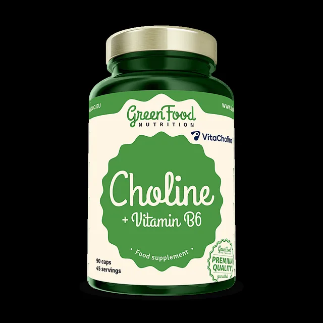 GREENFOOD NUTRITION Choline 90 kapslí