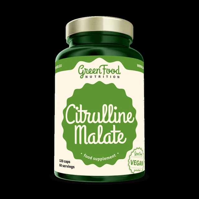 GREENFOOD NUTRITION Citrulline Malate 120 kapslí