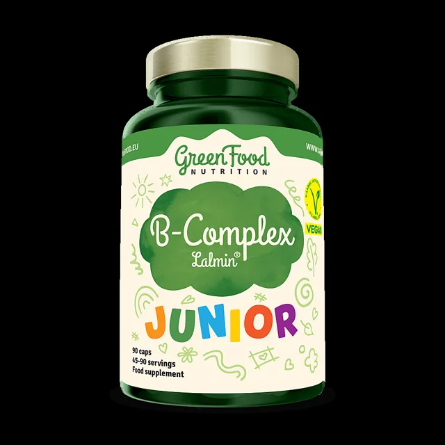 GREENFOOD NUTRITION Junior b-complex lalmin 90 kapslí