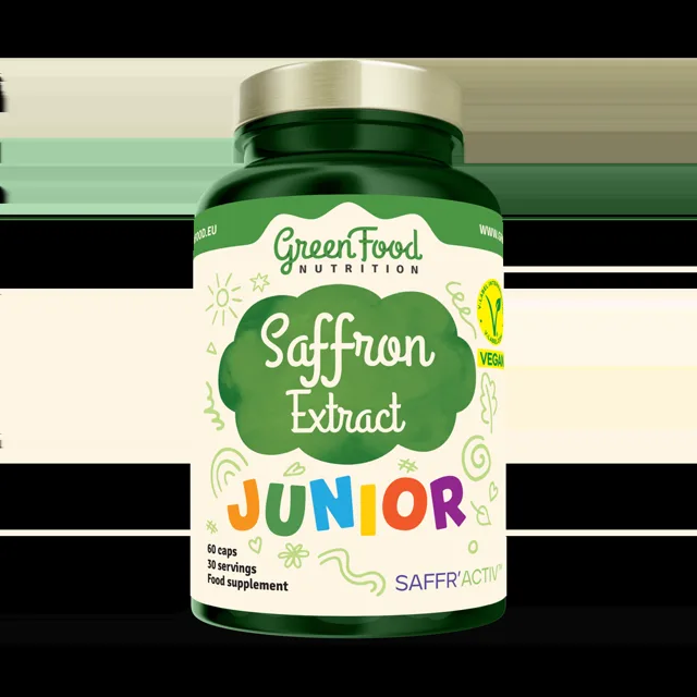 GreenFood Nutrition Junior Saffron Extract 60 kapslí