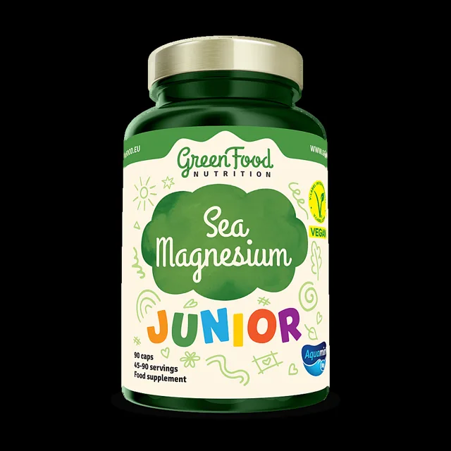 GREENFOOD NUTRITION Junior sea magnesium 90 kapslí