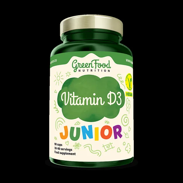 GREENFOOD NUTRITION Junior vitamin D3 90 tobolek