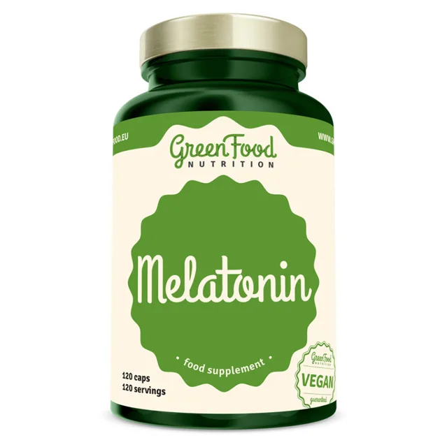 GREENFOOD NUTRITION Melatonin 120 kapslí
