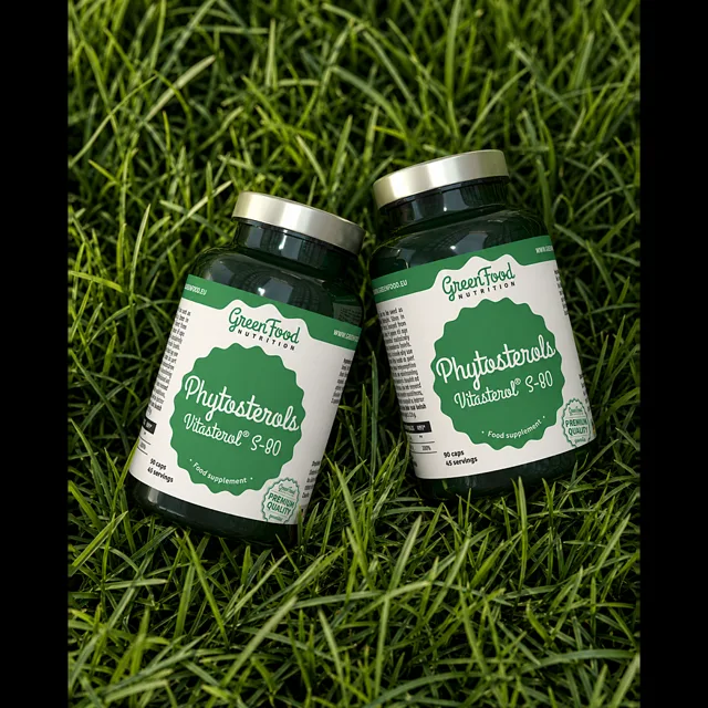 GREENFOOD NUTRITION Phytosterols vitamin B5 90 kapslí