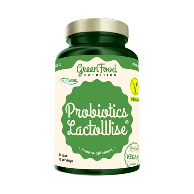 GREENFOOD NUTRITION Probiotics lactowise 60 kapslí