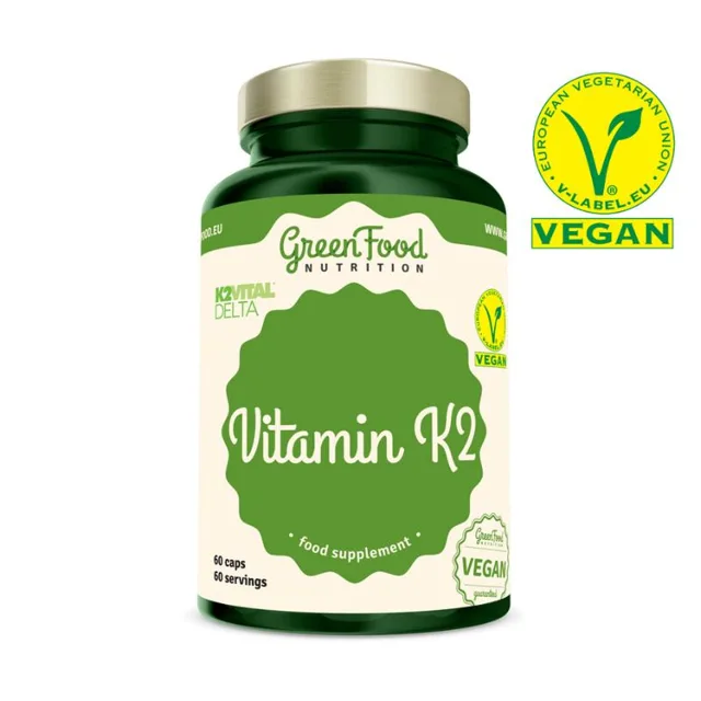 GreenFood Nutrition Vitamin K2 VITAL® DELTA, 60 kapslí