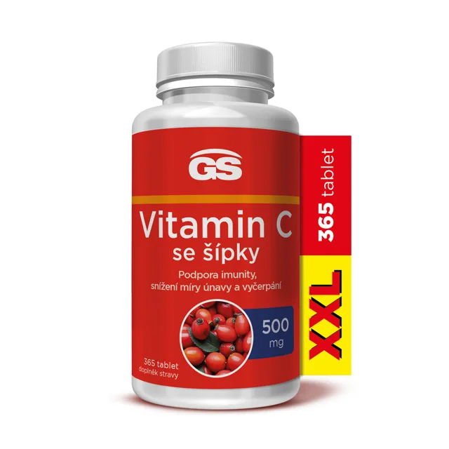 GreenSwan GS Vitamin C500 se šípky 365 tablet XXL