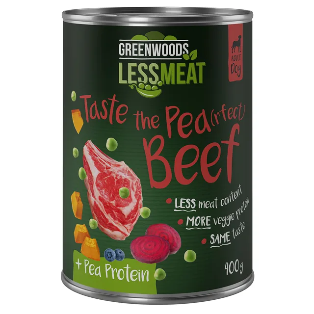Greenwoods Less Meat Peas s vydatným hráškem 6 x 400 g - kuřecí