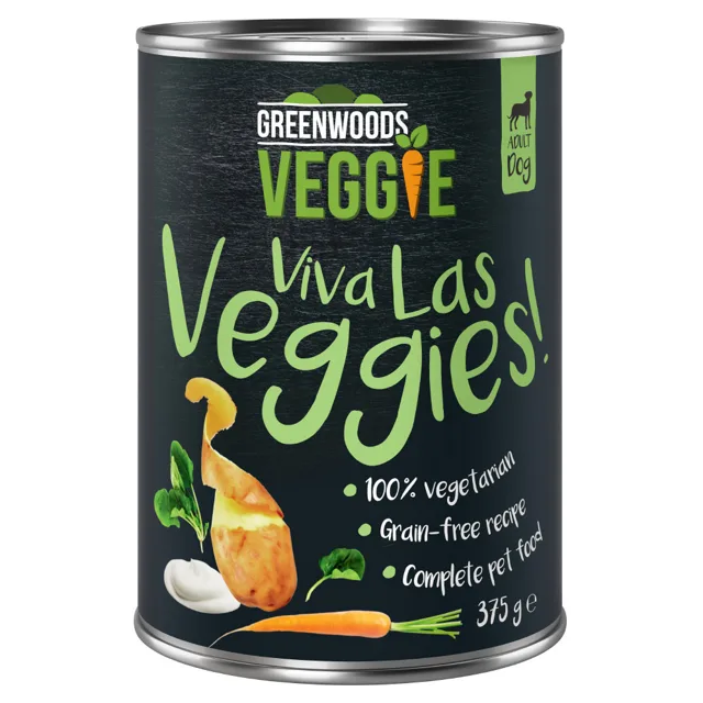 Greenwoods Veggie s jogurtem, bramborami, karotkami a špenátem 6 x 375 g