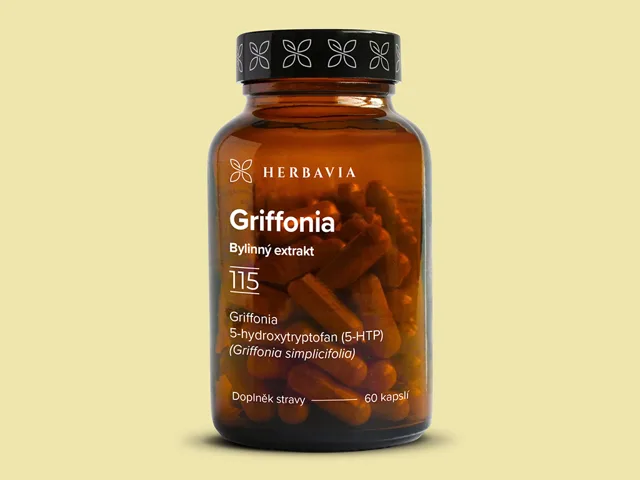 Griffonia bylinný extrakt - 60 kapslí