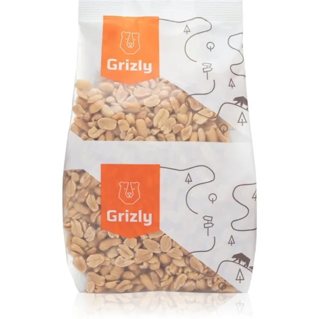 Grizly Arašídy pražené solené ořechy pražené solené 1000 g