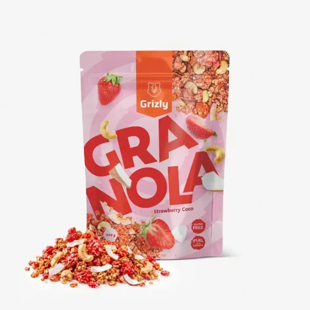 Grizly Granola Strawberry Coco granola bez lepku 450 g