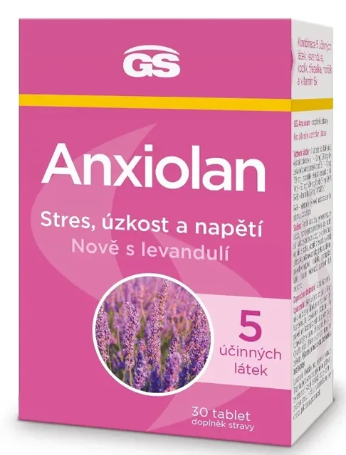 GS Anxiolan s levandulí 30 tablet