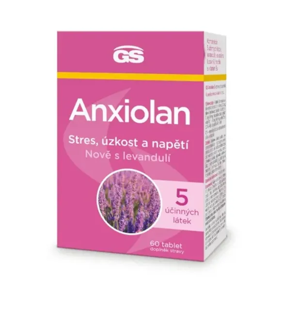 GS Anxiolan s levandulí 60 tablet