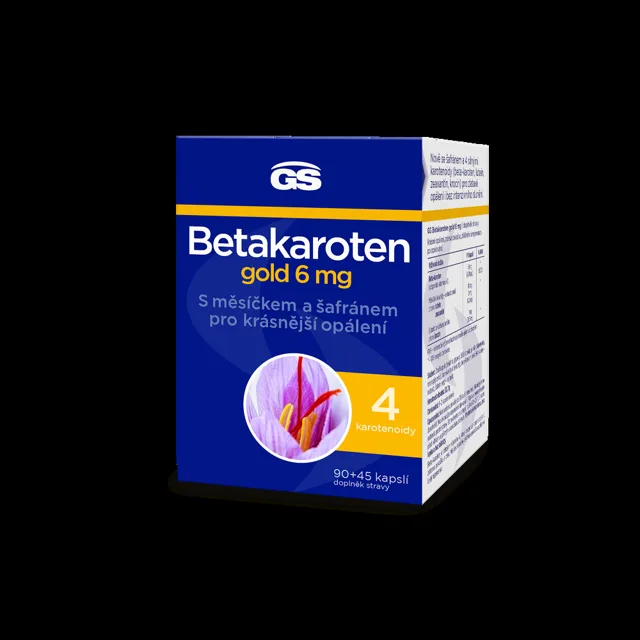 GS Betakaroten gold 6 mg 90 + 45 kapslí