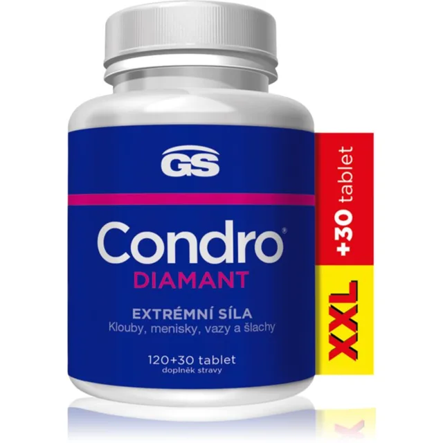 GS Condro Diamant tablety pro podporu normálního stavu kloubů 150 tbl