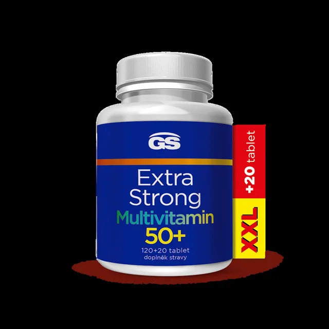 GS Extra Strong Multivitamin 50+ XXL 120 + 20 tablet