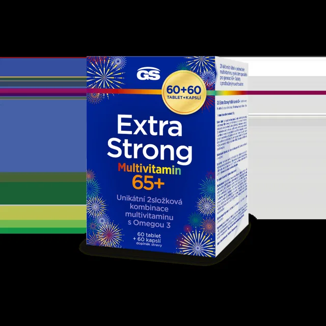 GS Extra Strong Multivitamin 65+ 60 tablet + 60 kapslí