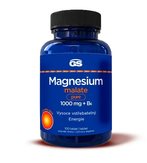 GS Magnesium malate pure 1000mg+B6 100 tablet