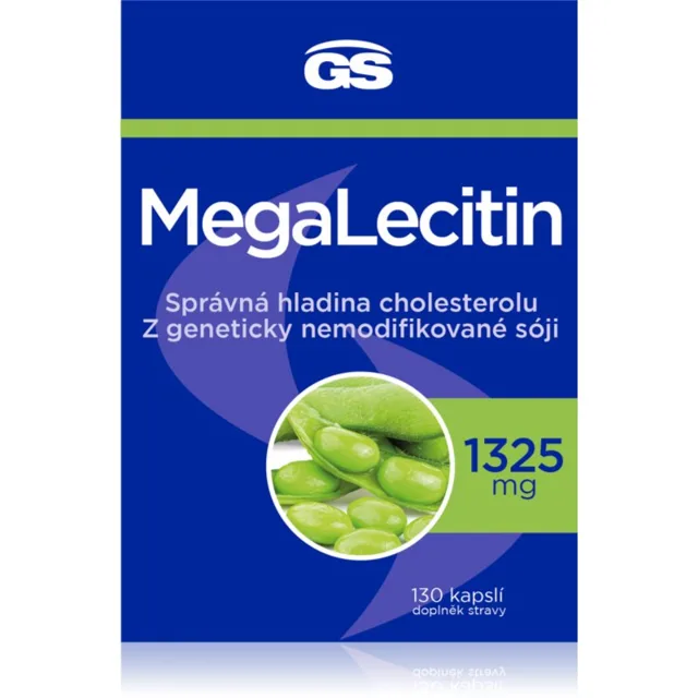 GS Megalecitin 1325 mg kapsle na podporu funkce mozkových buněk 130 cps