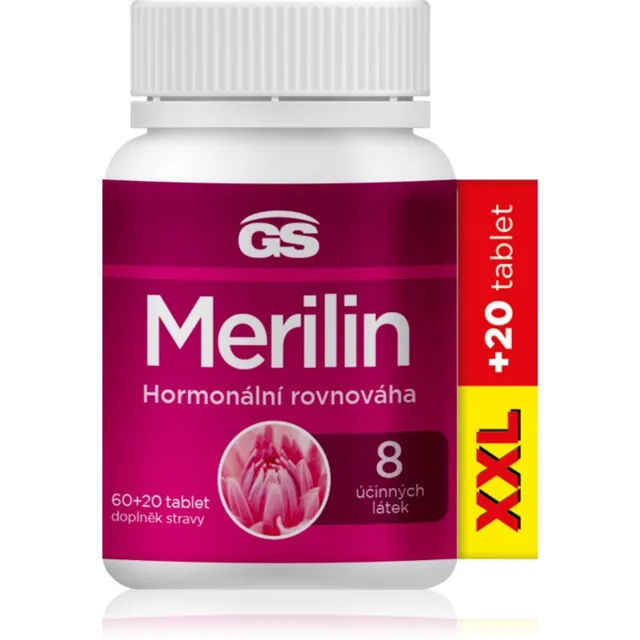 GS Merilin original tablety pro podporu komfortu při menopauze 80 tbl