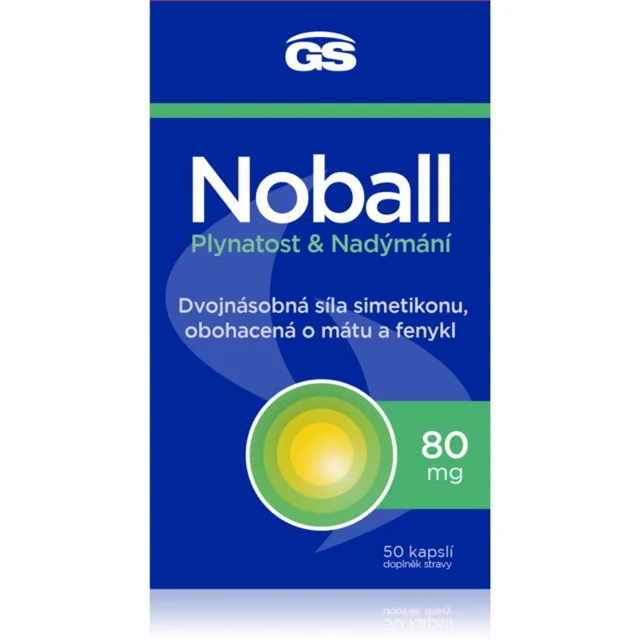 GS Noball kapsle pro podporu zažívání 50 cps