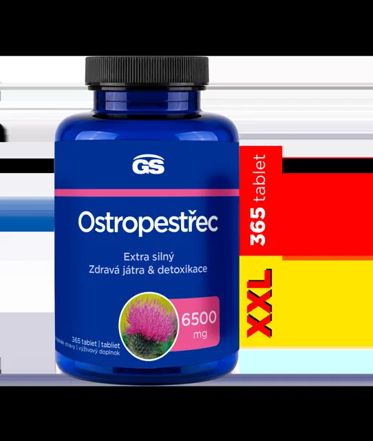 GS Ostropestřec 6500 mg XXL 365 tablet