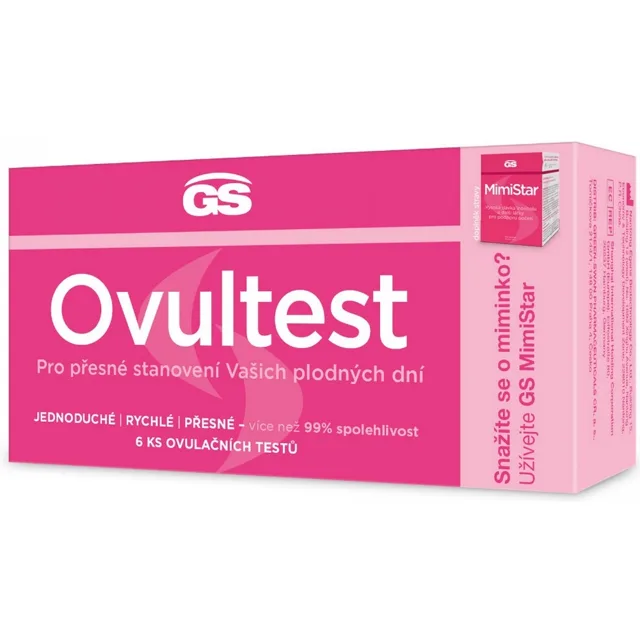GS Ovultest ovulační testy 6 kusů
