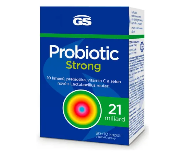 GS Probiotic Strong 30+10 kapslí