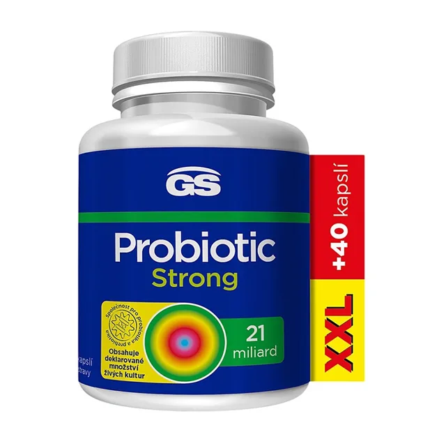 GS Probiotic Strong 80+40 kapslí XXL