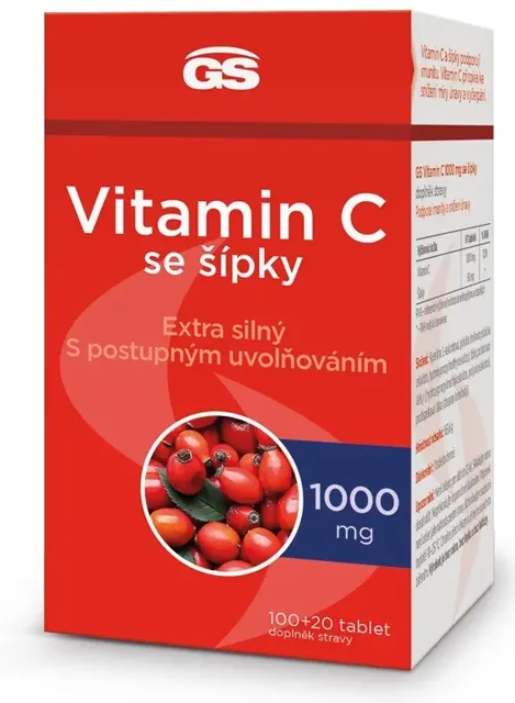 GS Vitamin C1000 + šípky 100+20 tablet