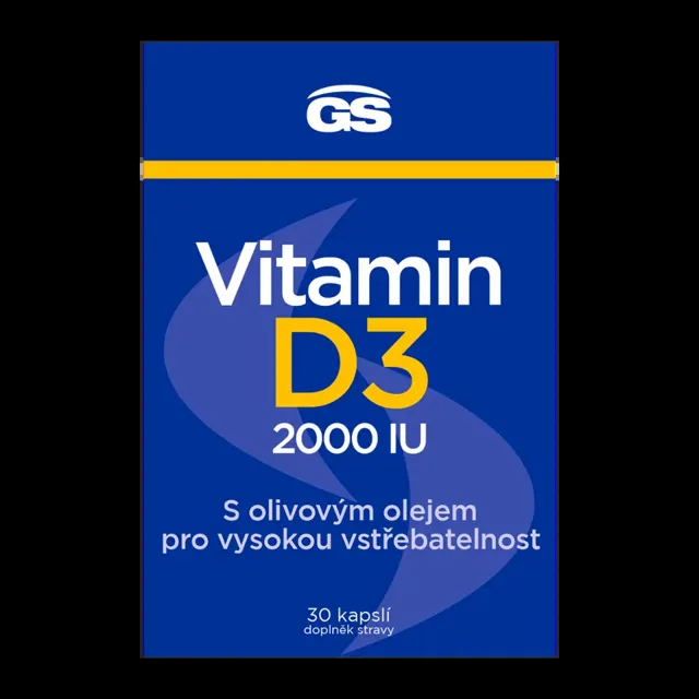 GS Vitamin D3 2000 IU, doplněk stravy 30 ks