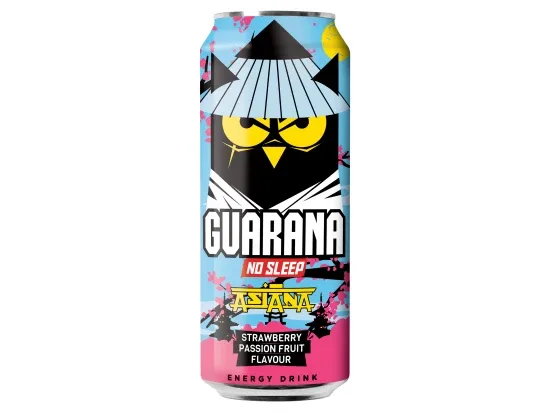 Guarana No Sleep Asiana Strawberry Passionfruit eneregetický nápoj 500 ml