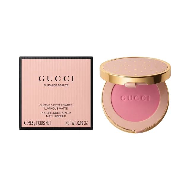 Gucci Cheeks & Eyes Powder Luminous Matte 5,50 g 07 true pink-poškozená krabička