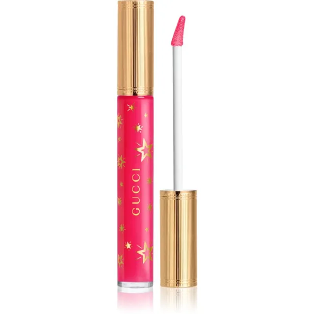 Gucci Gucci Beauty Gloss à Lèvres lesk na rty pro větší objem odstín 414 Virginia Fuchsia 6.5 ml